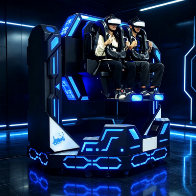 Heavy Duty Safety 2 Seater 1080 Degree VR Flight & Roller Coaster Simulator for Commercial Entertainment