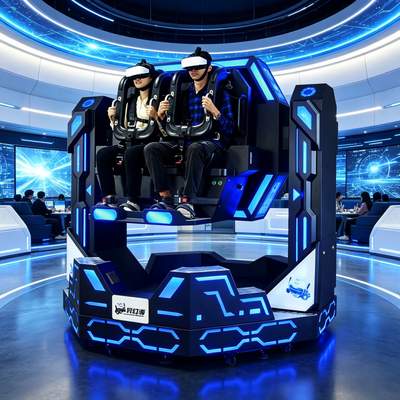 Double Player 1080 Degree Rotation VR Iron Warrior 360 720 1080 Motion Chair Virtual Reality Arcade Machine