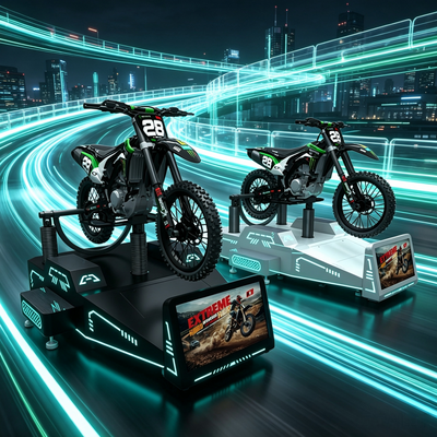 Factory Direct Interactive VR Mountain Motor Simulator Игровые машины для развлечений FEC