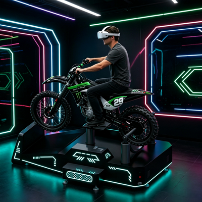 Высокоточная платформа для мотоциклов VR с обратной связью движения в реальном времени