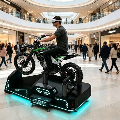 Profitable Commercial Single-Player VR Mountain Motorcycle Machine for Shopping Malls & FECs