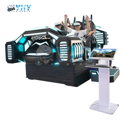 VR Кино 9D Видеоигра Фильм 3 DOF Платформа Кресло 6 Игроков Vr Театр Крытый Парк Развлечений Веселье
