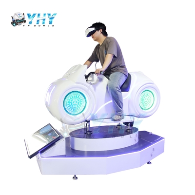 Белый симулятор мотоцикла аркадная игровая машина 9D Vr Мотоцикл