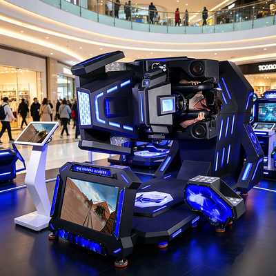 Коммерческий аркадный автомат 3-в-1 360 VR: Американские горки, гоночный автомобиль и авиасимулятор