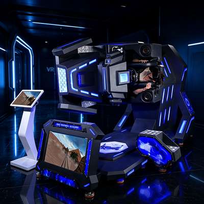 Коммерческая 3-в-1 360-градусная VR гоночная и летательная платформа