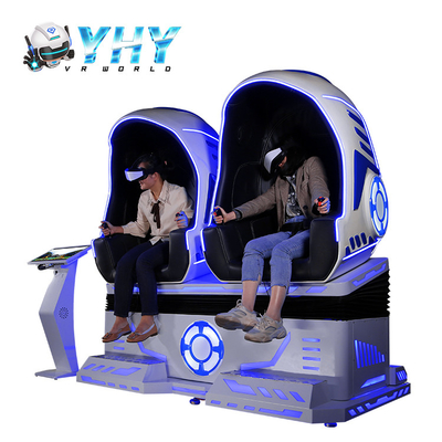яйцо имитатора полета VR русских горок 9D двойное предводительствует для парка атракционов